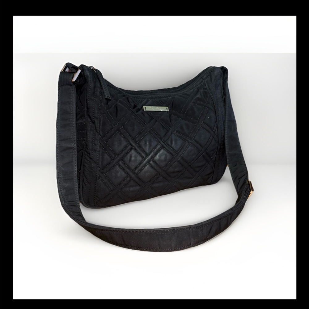 Vera Bradley Black Quilted Shoulder Bag